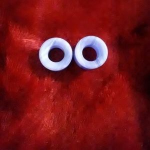 Lavender marble 5/8" tunnels